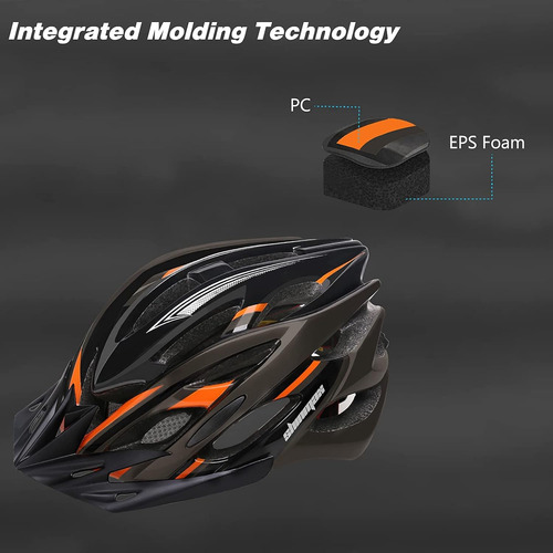 Casco De Ciclismo Shinmax Ht-10 Con Luz Trasera 3 Colores