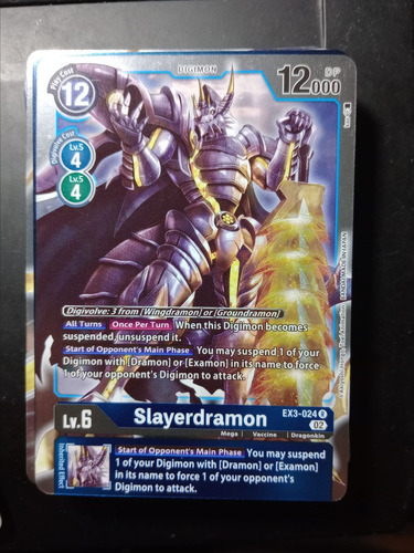 Slayerdramon - Draconic Roar (ex-carta Digimon Brilla Bandai