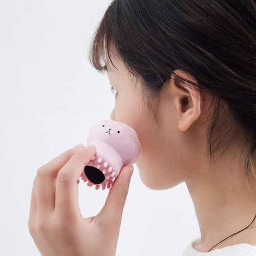 Vtrem 5 Pack Facial Cleansing Brush Silicone Handheld Face B