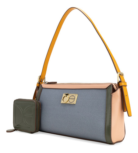 Bolsa Lady Bag Cloe Calzana I Chico Color Azul