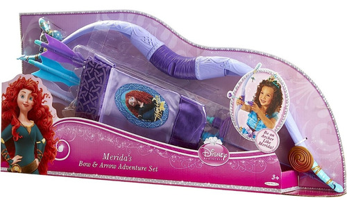 Arco De Merida 56cm Tres Flechas Jakks Pacific Color Morado