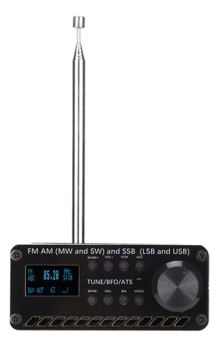Receptor De Radio Portátil Con Escáner De Banda Completa Fm