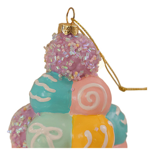 Colgante De Helado De De Navidad, Adorno Navideño,