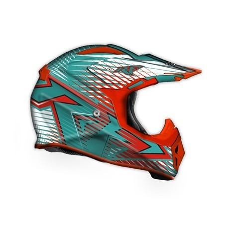 Casco De Moto Cross Skyline Fibra De Vidrio Envios Gratis