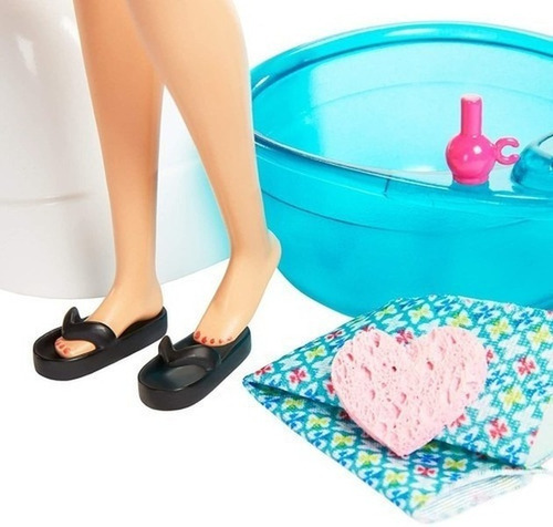 Imagem 4 de 5 de Boneca Barbie Spa - Salão De Manicure Com Pet - Mattel Gnh07