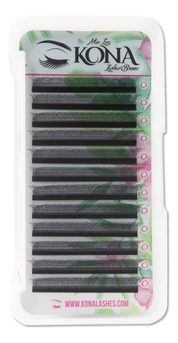 Blister Pestañas Kona Lashes W 4d Para Aplicación Volumen 