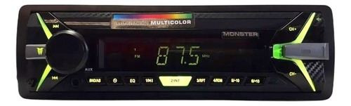 Estéreo para auto Monster Sound X 1100 con USB, bluetooth y lector de tarjeta SD