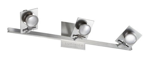 Aplique L 700 De 3 Luces Apto Led Baño Palier Luminico