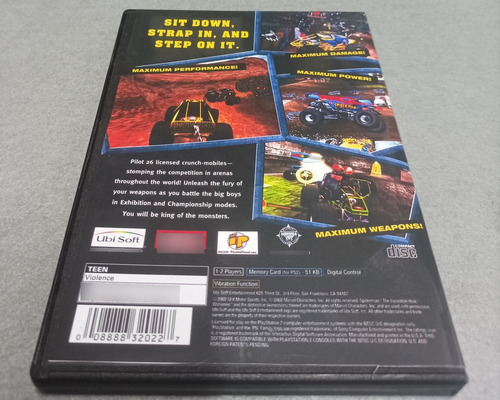 Monster Jam Maximum Destruction - Ubisoft - Ps2 (Usado)