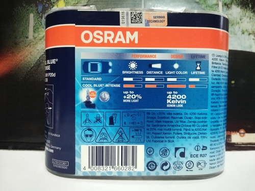 Luces Baja Osram Cool Blue 20% + Luz Blazer 95 02 Silverado 