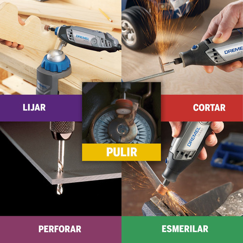 Minitorno Dremel 130w Serie 3000 10 Accesorios Mini Torno