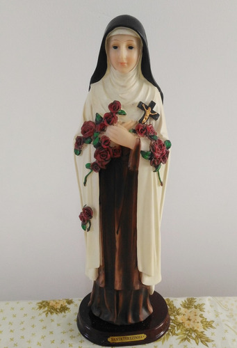 Imagem De Santa Terezinha Do Menino Jesus Em Resina 31 Cm