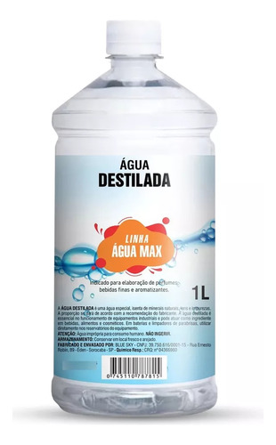 Água Destilada 1l