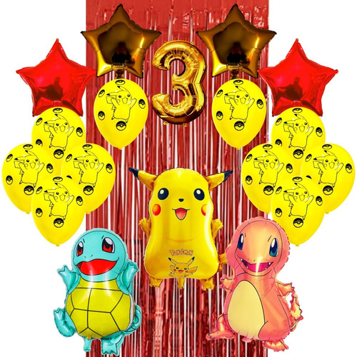 Combo Kit Globos Pokemon