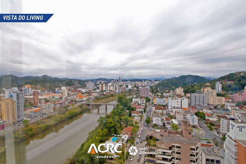 Imagem 12 de 30 de Acrc Imóveis - Apartamento No Bairro Ponta Aguda, Com Ampla Área Privativa E 04 Vagas De Garagem - Ap02365 - 33733930