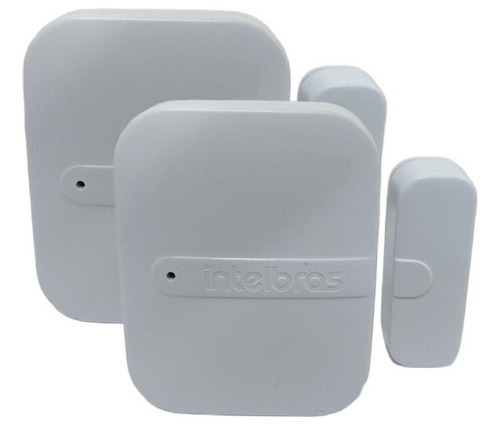 Kit 2 Sensor Abertura Porta S/ Fio Xas 4010 Smart Intelbras