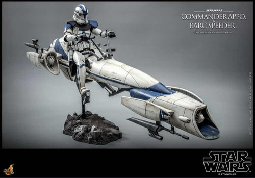 Commander Appo Y Barc Speeder 1/6 Star Wars Hot Toys Nuevo