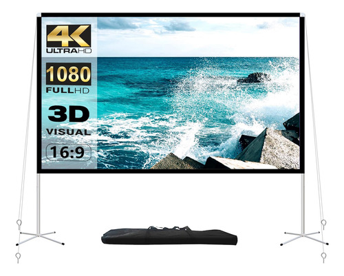 Pantalla De Proyector Y Soporte 100