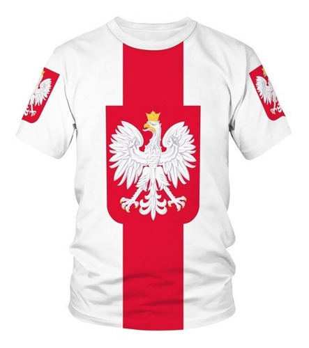 Camiseta Con Bandera De España, Rusia Y Brasil