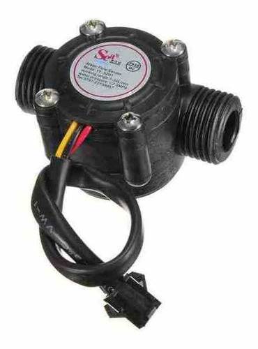 Sensor De Flujo De Agua G1/2 1 A 30l/min