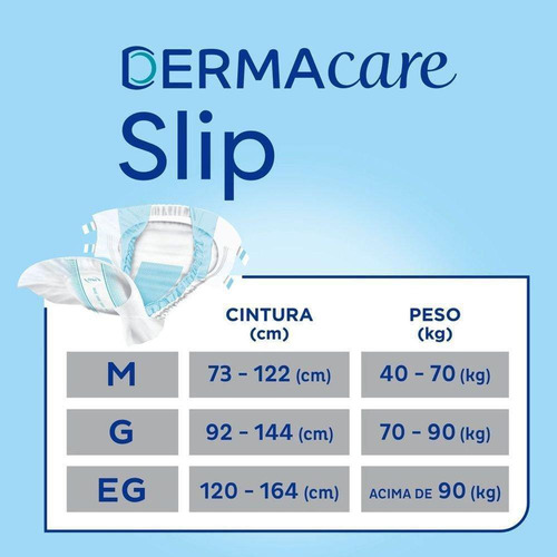 Fralda Geriátrica Tena Slip Dermacare G 48 Unidades