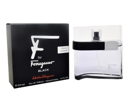 F By Ferragamo Black Men Eau De Toilette Spray 100 Ml