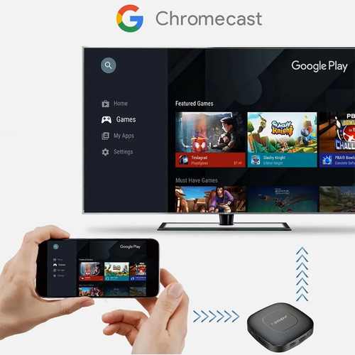 Smart Android Tv Box Mortal T1 5g Negro