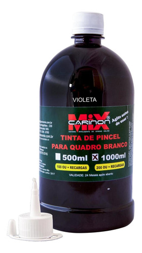 Tinta Para Marcador De Quadro Branco 1 Litro Violeta