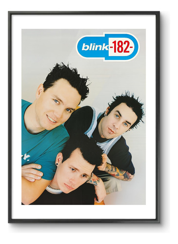 Cuadro Enmarcado Póster Banda Blink 182