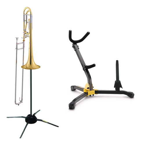 Hercules Soporte Para Trombón Ds420b Travlite Y Ds532bb Alto