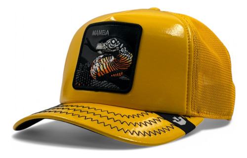 Gorra Goorin Bros Mamba Mentality Yellow, Original, Charol Amarillo Unitalla
