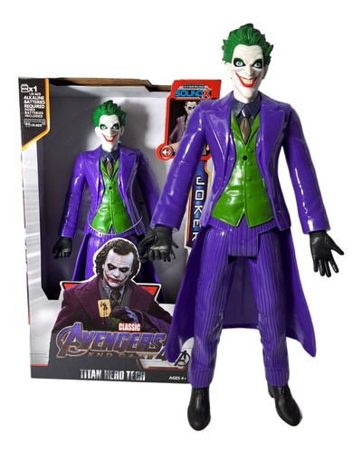 Figura De Joker Guason Articulada 30cm Con Sonido 