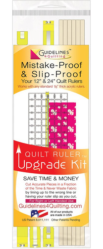 Guidelines4quilting Kit De Actualización De Regla De Edred.