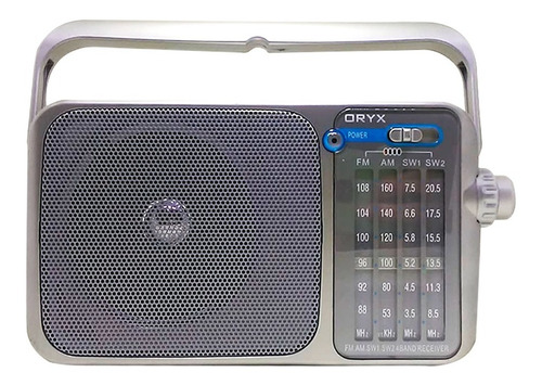 Radio Portable Retro Oryx Am/fm Alimentación Dual 4 Bandas