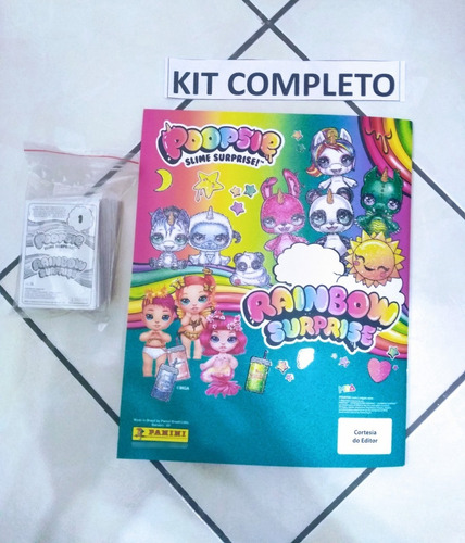 Album De Fig. Poopsie E Rainbow Surprise Completo Para Colar (Usado)