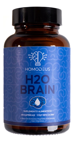 Nootrópico Electrolitos Hidratación Cerebro 60 Caps Homodeus