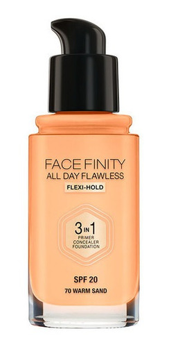 Imagen 3 de 5 de Max Factor Base Facefinity All Day Flawless 3en1 Foundation