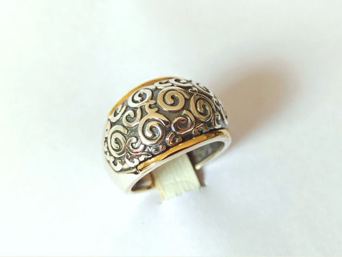 Imagen 1 de 5 de Anillo En Plata Y Oro (1881)