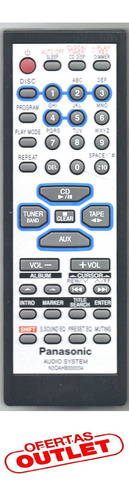 Control Remoto N2qahb000034 Equipo De Audio Panasonic