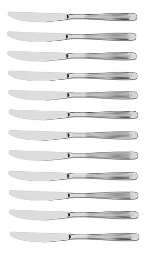 Cuchillo Para Mesa Acero Inox 12 Piezas Athenas Tramontina