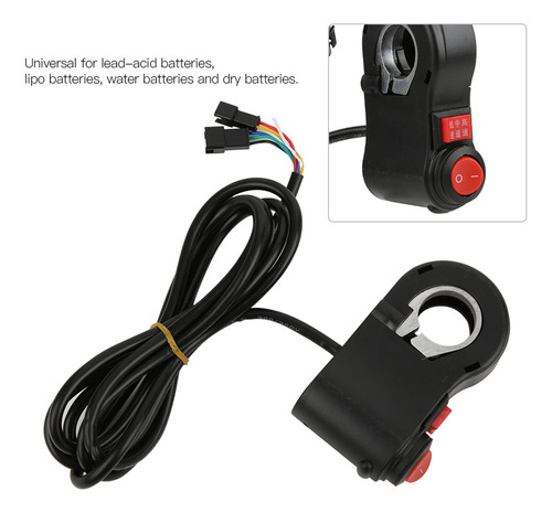 Pulsador De Encendido/apagado Del Manillar Electric Bike Pow
