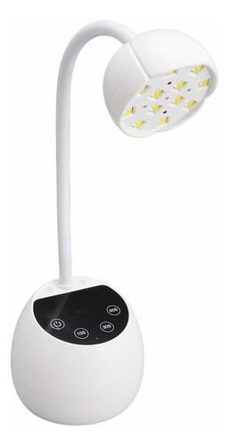 Secador Recarregável Gooseneck Nail Professional Com Cura Po