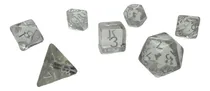Comprar Set De 7 Dados Juegos De Rol - Transparentes