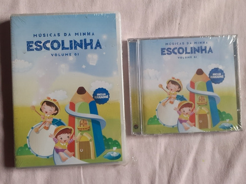 Cd + Dvd Músicas Da Minha Escolinha Volume 1 Lacrado.