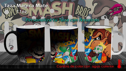 Imagen 1 de 1 de Taza Mágica Super Smash Bros Boom Super-002c
