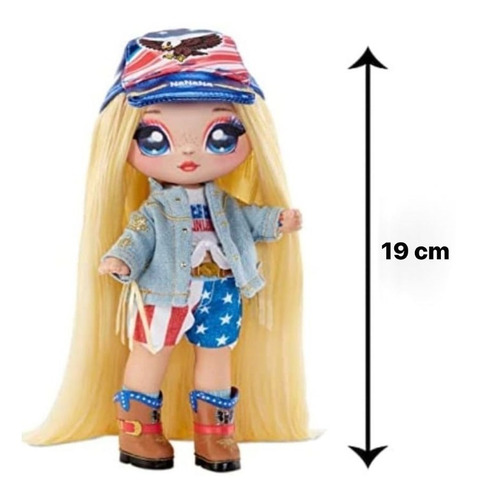 Na Na Na Surprise Glam Serie 2 Muñeca Erika Featherton.
