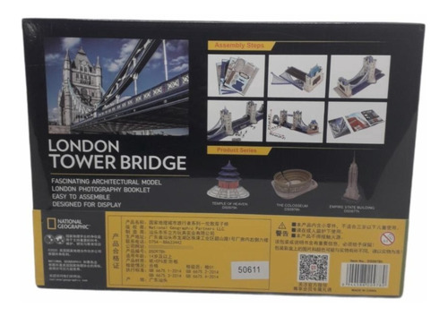 Imagen 3 de 3 de Rompecabezas Maqueta Tower Bridge Puente De Torre Londres