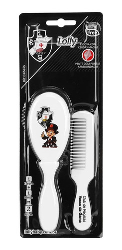 Kit Cabelo Escova E Pente Vasco Lolly 7054-01-vas