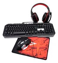 Comprar Pack Gamer Teclado + Mouse + Mouse Pad + Audifonos Gamer