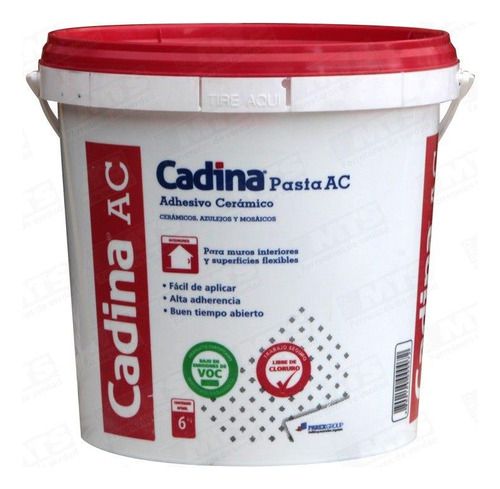 Adhesivo En Pasta Cadina Ac Galón 6kg